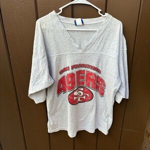 vintage san francisco 49ers womens 1995 shirt large